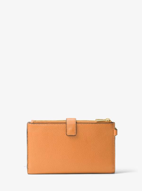 Damske Penazenky Michael Kors Adele Leather Smartphone Hnede Žlté - Doplnky Michael Kors Slevy | EYHGO-6985